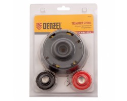 Катушка триммерная полуавтомат, быстрая заправка, шестигранник HEX х 15/6, болт 5/16 левый, М8 левый Denzel-foto5