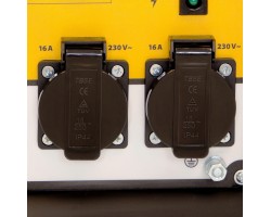 Генератор инверторный GT-2500iF, 2.5 кВт, 230 В, бак 5 л, открытый корпус, ручной старт Denzel-foto9