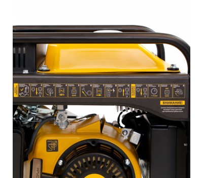 Генератор инверторный GT-2500iF, 2.5 кВт, 230 В, бак 5 л, открытый корпус, ручной старт Denzel