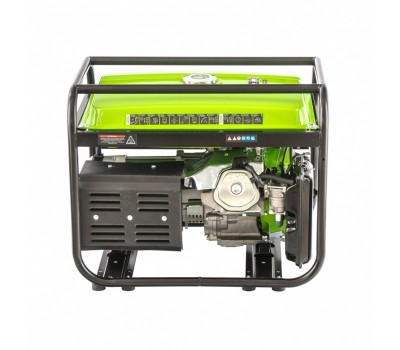 Генератор бензиновый БС-8000Э, 6,6 кВт, 230В, четырехтактный, 25 л, электростартер Сибртех