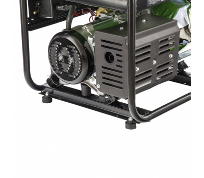 Генератор бензиновый БС-8000Э, 6,6 кВт, 230В, четырехтактный, 25 л, электростартер Сибртех