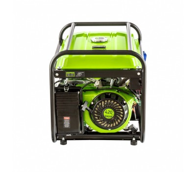 Генератор бензиновый БС-8000Э, 6,6 кВт, 230В, четырехтактный, 25 л, электростартер Сибртех