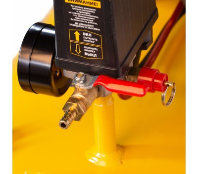 Компрессор воздушный BCI3000-T/200, ременный привод , 3.0 кВт, 200 литров, 530 л/мин Denzel