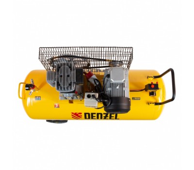 Компрессор воздушный BCI3000-T/200, ременный привод , 3.0 кВт, 200 литров, 530 л/мин Denzel