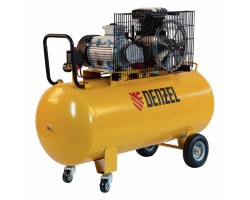 Компрессор воздушный BCI3000-T/200, ременный привод , 3.0 кВт, 200 литров, 530 л/мин Denzel-foto2