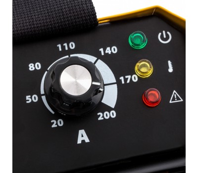 Аппарат инверторный дуговой сварки DS-200 Compact, 200 А, ПВ 70%, диаметр электрода 1.6-5 мм Denzel