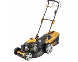 Газонокосилка бензиновая GLD-520SP, 196 куб.см, ширина 52 см, привод, 7 уровней,травосборник 60 л Denzel