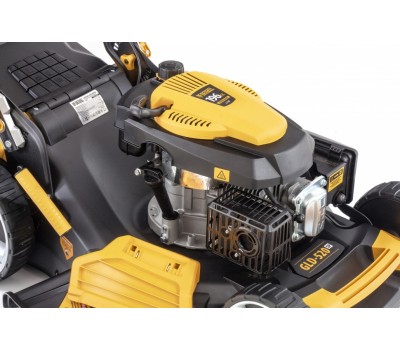 Газонокосилка бензиновая GLD-520SP, 196 куб.см, ширина 52 см, привод, 7 уровней,травосборник 60 л Denzel