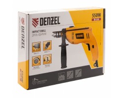 Дрель ударная ID-550, 550 Вт, 0-2900 об/мин, 46400 уд/мин Denzel-foto11