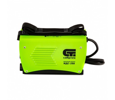 Аппарат инверторный дуговой сварки ИДС-250, 250 А, ПВ 80%, диаметр электрода 1.6-5 мм Сибртех