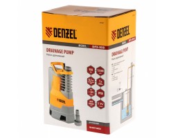 Дренажный насос DPХ950, Х-Pro, 950 Вт, подъем 8.5 м, 15500 л/ч Denzel-foto8