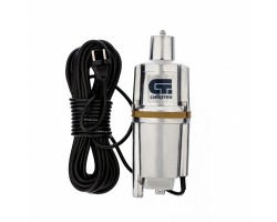 Вибрационный насос СВН300Н-15, нижний забор, 300 Вт, напор 75 м, 1200 л/ч, кабель 15 м Сибртех