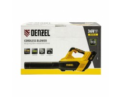 Воздуходувка аккумуляторная RB180-36, Li-ion, 36 В, 4 Ач, 180 км/ч, 820 м3/ч Denzel-foto8
