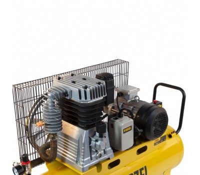 Компрессор воздушный, ременный привод BCI4000-T/100, 4.0 кВт, 100 литров, 690 л/мин Denzel