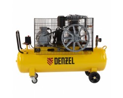 Компрессор воздушный, ременный привод BCI4000-T/100, 4.0 кВт, 100 литров, 690 л/мин Denzel-foto5