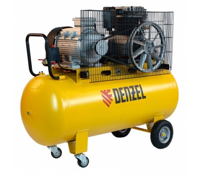 Компрессор воздушный, ременный привод BCI5500-T/200, 5.5 кВт, 200 литров, 850 л/мин Denzel