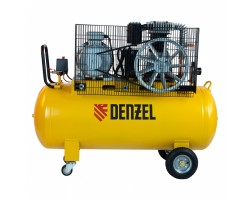 Компрессор воздушный, ременный привод BCI5500-T/200, 5.5 кВт, 200 литров, 850 л/мин Denzel-foto5