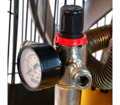 Компрессор воздушный, ременный привод BCI5500-T/200, 5.5 кВт, 200 литров, 850 л/мин Denzel