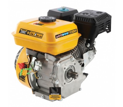 Двигатель бензиновый RX-17S, 7 л.с., 212 см3, горизонтальный вал шлиц 25 мм Denzel