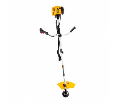 Триммер бензиновый DT 43S, 43 см3, 2.5 л. с, разъемная штанга, состоит из 2 частей Denzel