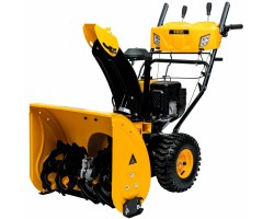 Бензиновая снегоуборочная машина SBM 610S PRO, 212 cc, электростартер, фара, обогрев Denzel