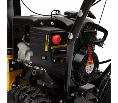 Бензиновая снегоуборочная машина SBM 610S PRO, 212 cc, электростартер, фара, обогрев Denzel