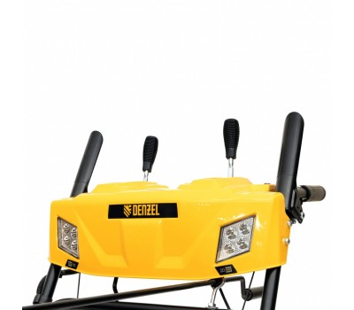 Бензиновая снегоуборочная машина SBM 610S PRO, 212 cc, электростартер, фара, обогрев Denzel