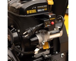 Бензиновая снегоуборочная машина SBM 610S PRO, 212 cc, электростартер, фара, обогрев Denzel-foto6