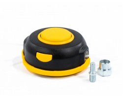 Катушка универсальная триммерная, гайка М8 х 1.25, гайка М10, винт М8-М10, левая резьба, шаг 1.25 мм Denzel