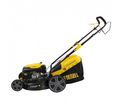 Газонокосилка бензиновая GLD-460SP, 146 куб.см, ширина 46 см, привод 7 уровней, травосборник 50 л Denzel