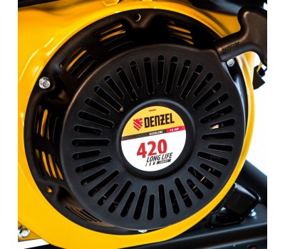 Генератор бензиновый PS 80 E-3, 6.6 кВт, 400 В, 25 л, электростартер Denzel