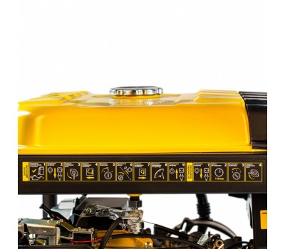 Генератор бензиновый PS 80 E-3, 6.6 кВт, 400 В, 25 л, электростартер Denzel
