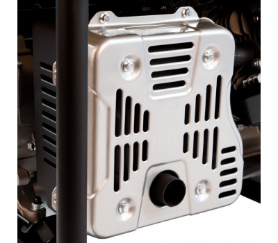 Генератор бензиновый PS 80 E-3, 6.6 кВт, 400 В, 25 л, электростартер Denzel