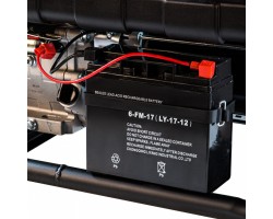 Генератор бензиновый PS 80 E-3, 6.6 кВт, 400 В, 25 л, электростартер Denzel-foto25