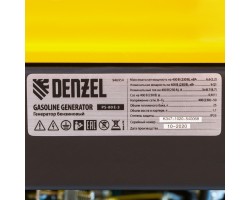Генератор бензиновый PS 80 E-3, 6.6 кВт, 400 В, 25 л, электростартер Denzel-foto17