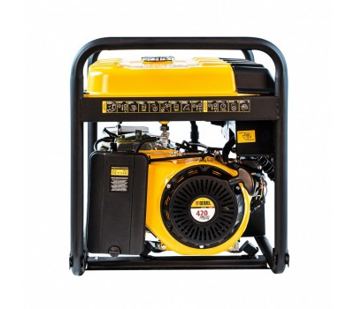 Генератор бензиновый PS 80 E-3, 6.6 кВт, 400 В, 25 л, электростартер Denzel