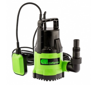 Дренажный насос для чистой воды СДН500-5, 500 Вт, напор 8 м, 8000 л/ч Сибртех