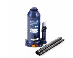 Домкрат гидравлический бутылочный, 6 т, h подъема 207-404 мм, в пластиковом кейсе Stels