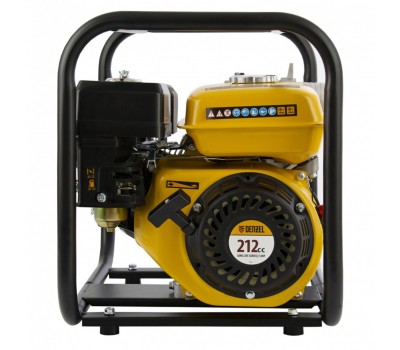 Мотопомпа бензиновая для чистой воды PX-50, 7 л.с, 2, 600 л/мин, глубина 8 м, напор 30 м Denzel
