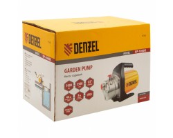 Садовый поверхностный насос GP 1000Х, 1000 Вт, 3500 л/ч, подъем 44 м, нержавейка Denzel-foto8