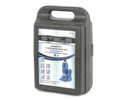 Домкрат гидравлический бутылочный, 4 т, H подъема 195-380 мм, в пластиковом кейсе Stels-foto5