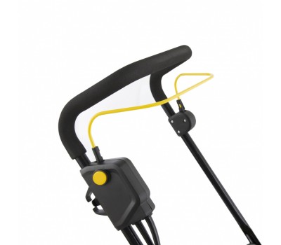 Газонокосилка электрическая GM-1800, 1800 Вт, ширина 38 см, 6 уровней, травосборник 40 л. Denzel