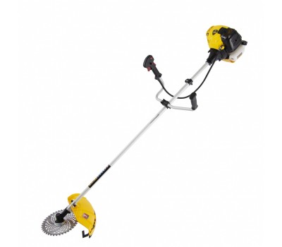 Триммер бензиновый DTL-52, 52 см3, неразъемная штанга, состоит из 2 частей Denzel