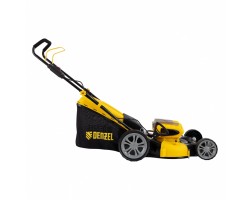 Газонокосилка аккумуляторная бесщеточная RLM450-36, Li-ion, 36 В, 4 Ач, 450 мм, травосборник 40 л Denzel-foto6
