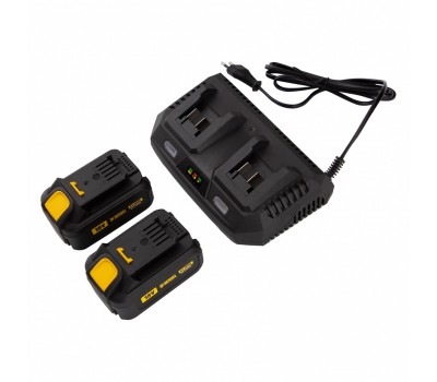 Газонокосилка аккумуляторная бесщеточная RLM450-36, Li-ion, 36 В, 4 Ач, 450 мм, травосборник 40 л Denzel