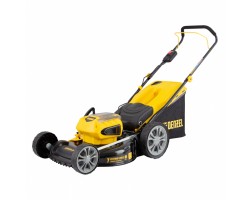 Газонокосилка аккумуляторная бесщеточная RLM450-36, Li-ion, 36 В, 4 Ач, 450 мм, травосборник 40 л Denzel