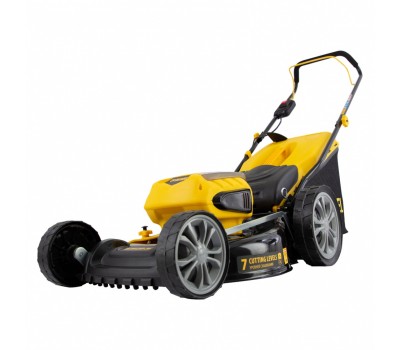 Газонокосилка аккумуляторная бесщеточная RLM450-36, Li-ion, 36 В, 4 Ач, 450 мм, травосборник 40 л Denzel