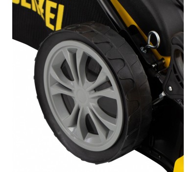 Газонокосилка аккумуляторная бесщеточная RLM450-36, Li-ion, 36 В, 4 Ач, 450 мм, травосборник 40 л Denzel