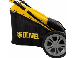 Газонокосилка аккумуляторная бесщеточная RLM450-36, Li-ion, 36 В, 4 Ач, 450 мм, травосборник 40 л Denzel-foto14