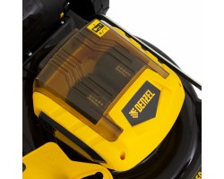 Газонокосилка аккумуляторная бесщеточная RLM450-36, Li-ion, 36 В, 4 Ач, 450 мм, травосборник 40 л Denzel-foto15